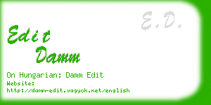 edit damm business card